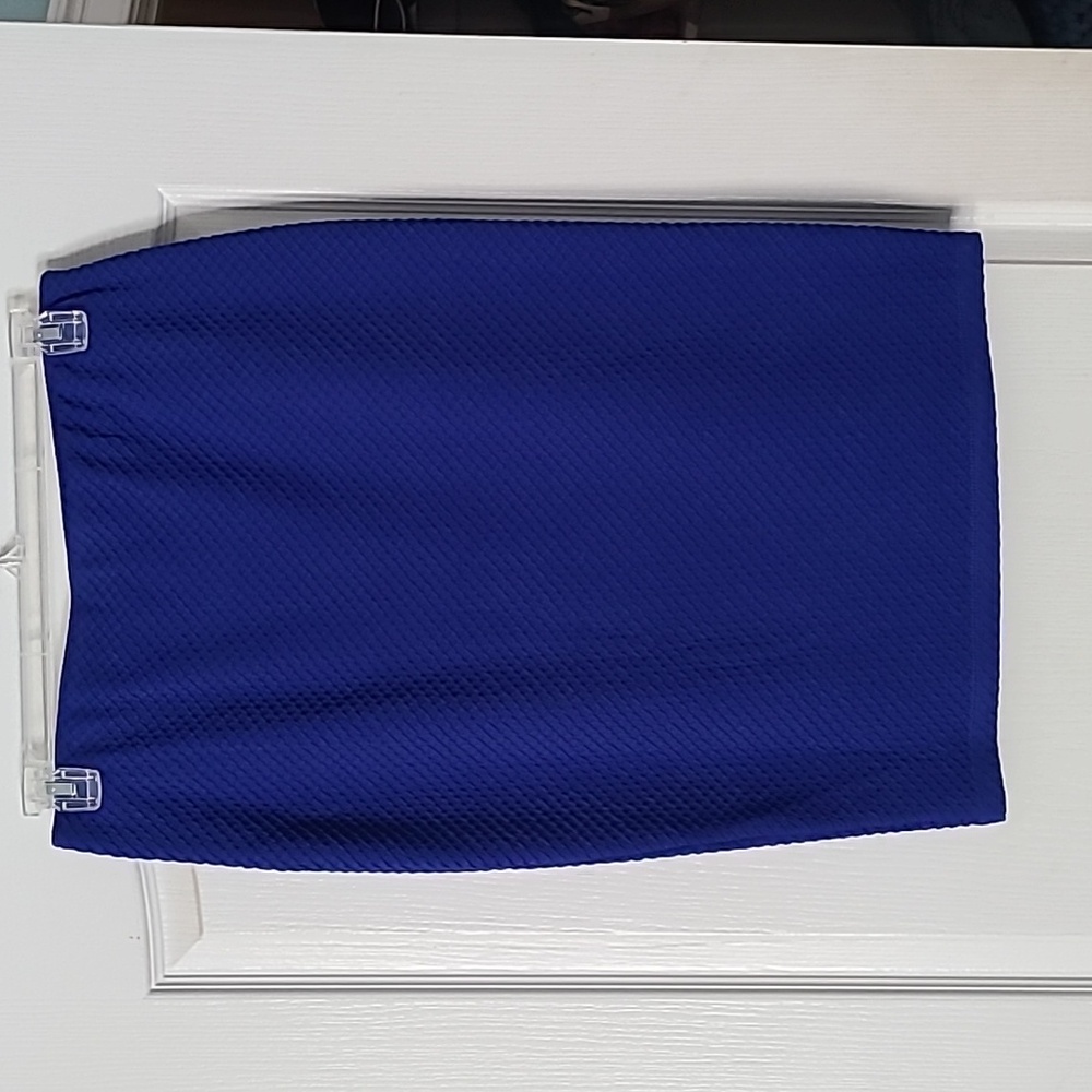 Blue Pencil Skirt - Picture 4 of 4